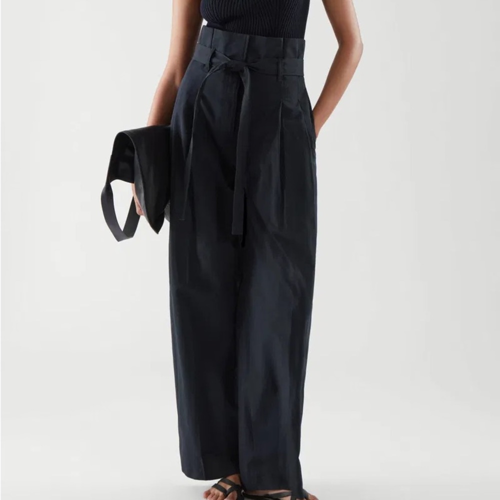 COS paperbag high-waisted pants